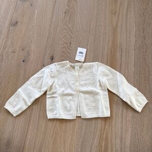 Marie Chantal Cream Cardigan